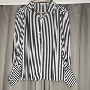 striped blouse